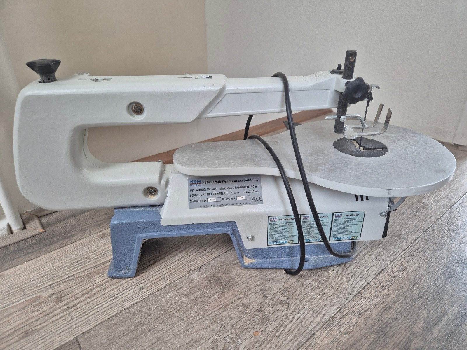 HBM variabele figuurzaagmachine, Ophalen, Figuurzaag, HBM Machines, 30 tot 70 mm