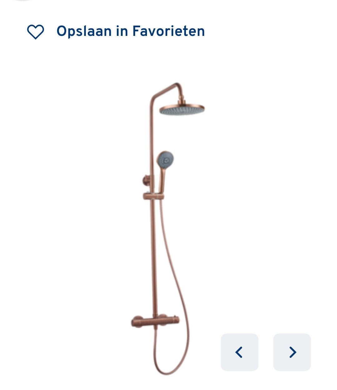 Douchekop brons, Ophalen, Nieuw, Douche