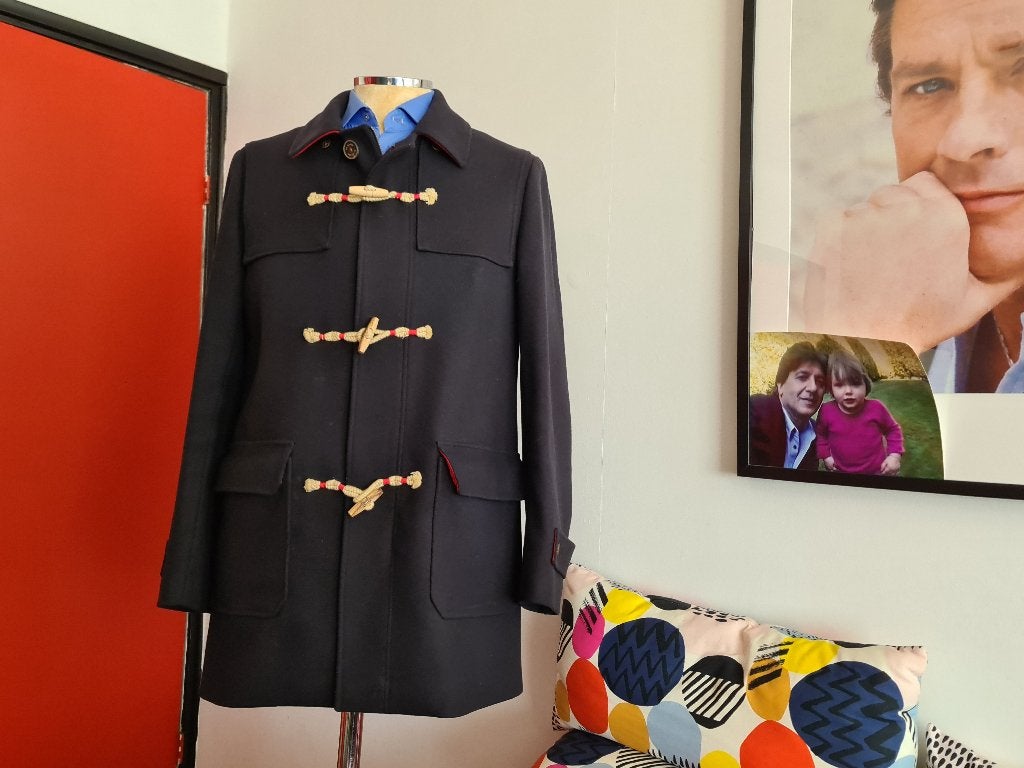 Nieuw EL Ganso heren Mantel jas met Blauwe  kleur maat M, Nieuw, EL Ganso, Verzenden, Maat 48/50 (M)