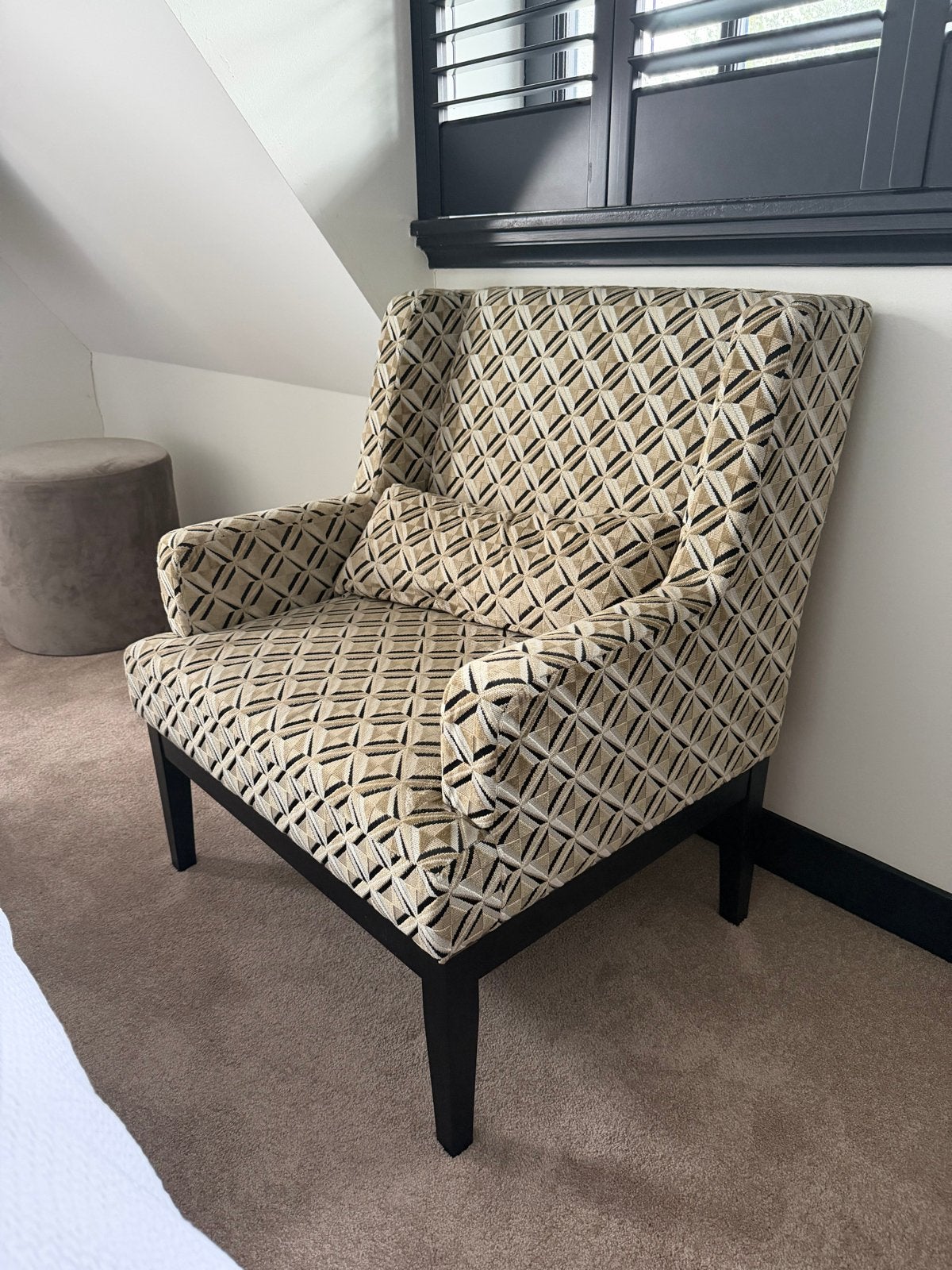 Keijser en Co Fauteuil met Luxe Stoffering (eventueel 2), Ophalen, Gebruikt, Minder dan 75 cm, 75 tot 100 cm