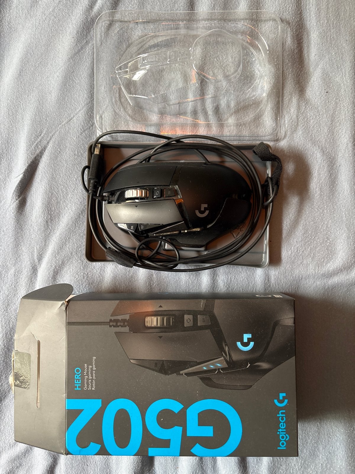 Logitech G502 Hero Gaming Muis, Computers en Software, Muizen, Ophalen, Muis, Gaming muis, Zo goed als nieuw
