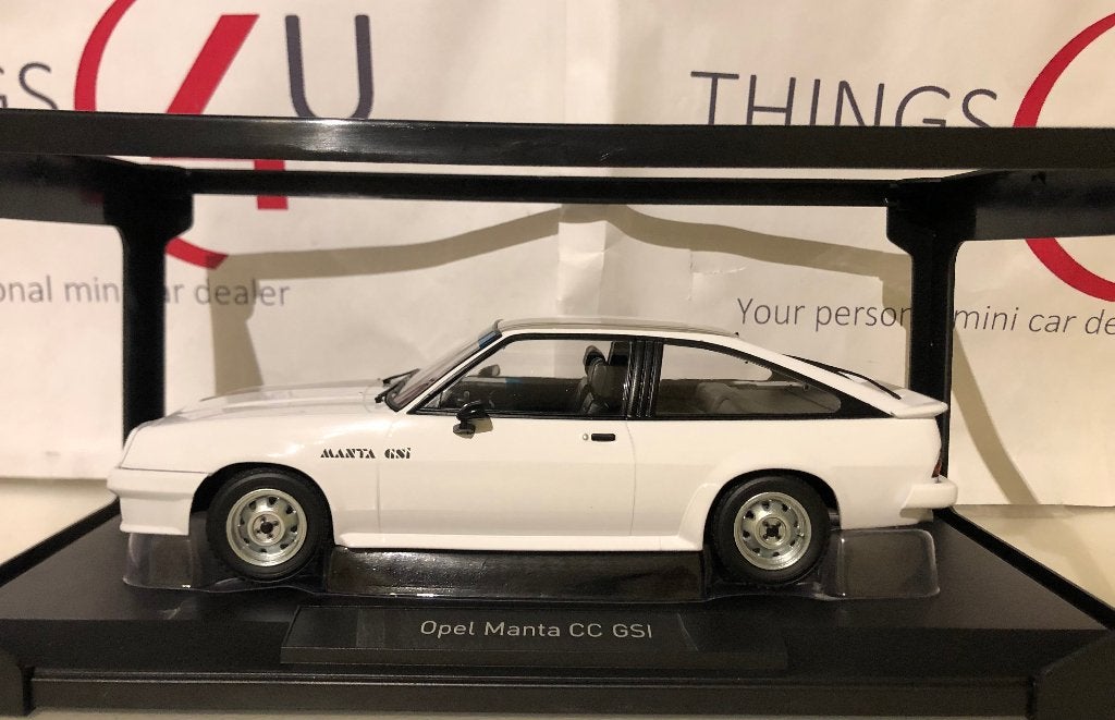 Norev 1:18 Opel Manta CC GSi 1984 wit nieuw in verpakking, Hobby en Vrije tijd, Modelauto's | 1:18, Ophalen of Verzenden, Nieuw