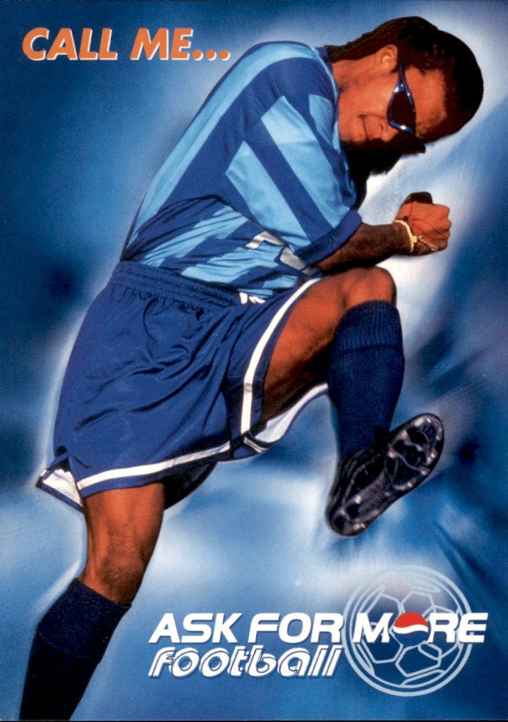 voetbal - Edgar Davids Pepsi, Verzamelen, Verzenden, 1980 tot heden, Ongelopen, Sport en Spel