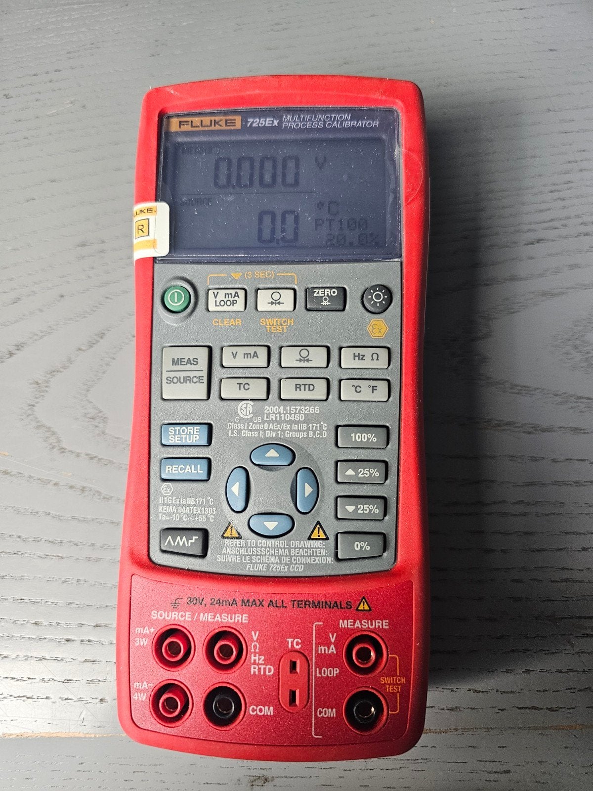 Fluke 725Ex Multifunction Process Calibrator, Ophalen of Verzenden