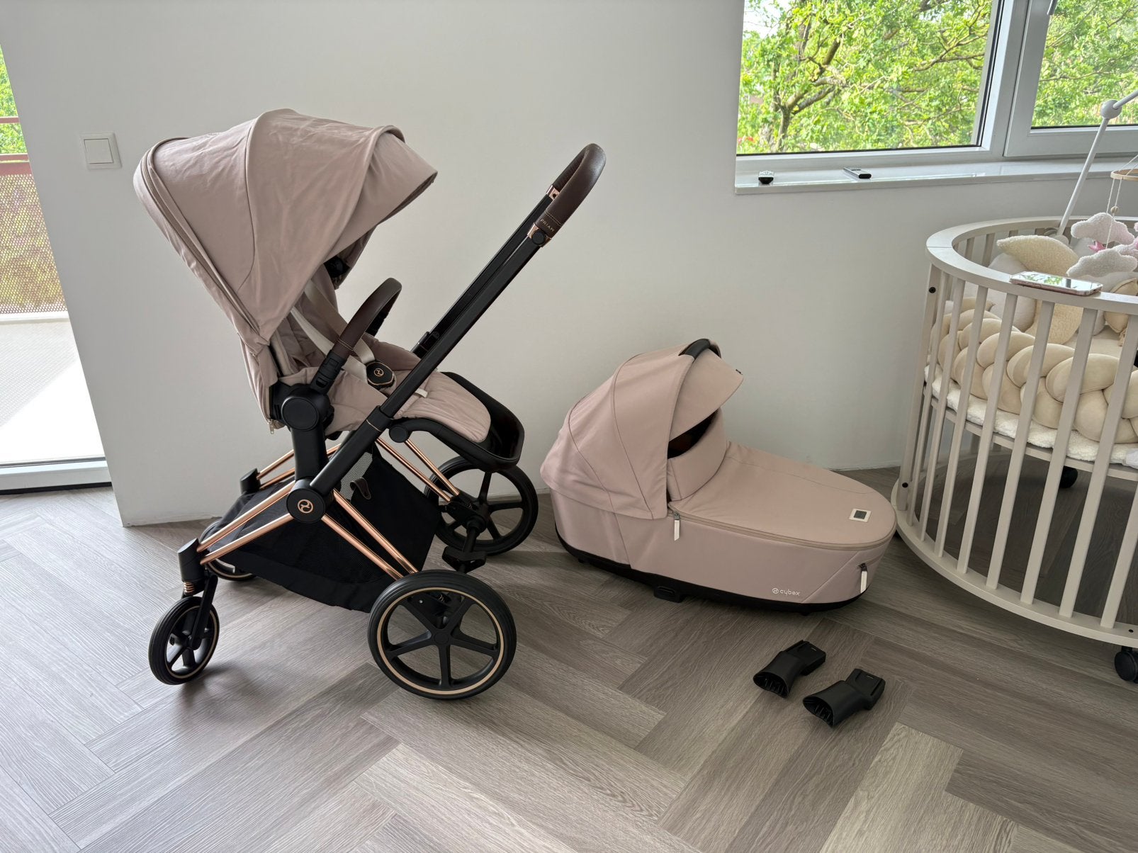 Cybex Priam Platinum kinderwagen met reiswieg, Kinderen en Baby's, Kinderwagens en Combinaties, Ophalen, Zo goed als nieuw, Overige merken