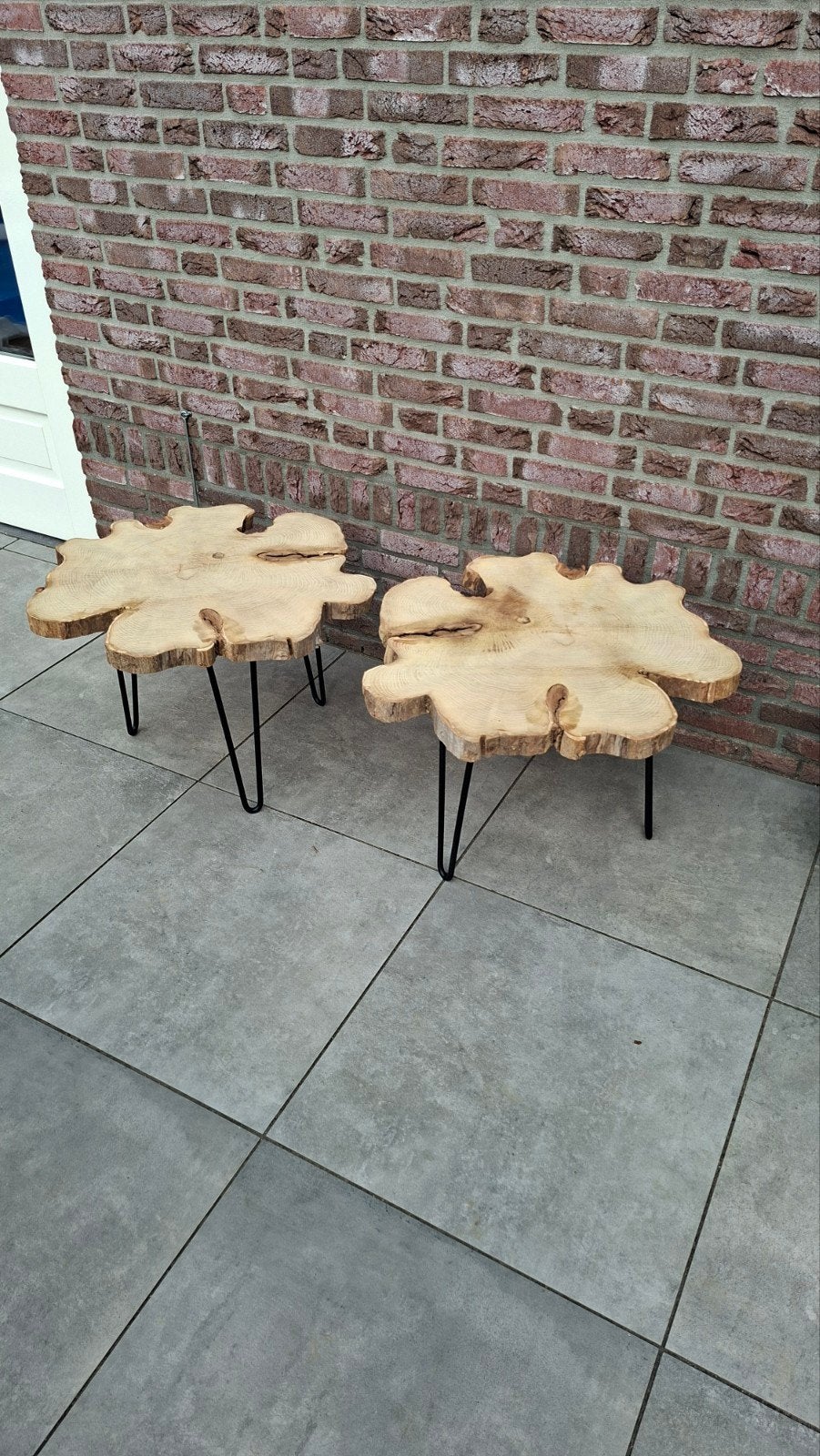 bijzettafeltjes, nachtkastjes, salontafels, decoratie tafel, Ophalen, Nieuw, Hout, Industrieel