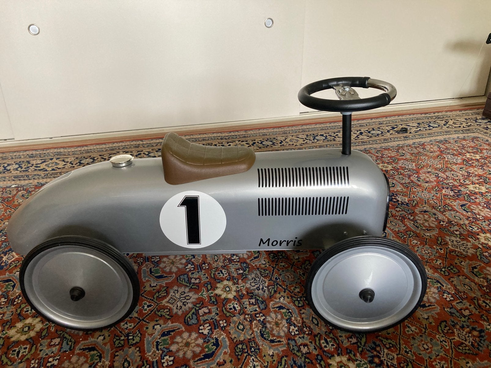 Retro loopauto, Kinderen en Baby's, Speelgoed | Buiten | Voertuigen en Loopfietsen, Ophalen of Verzenden, Zo goed als nieuw