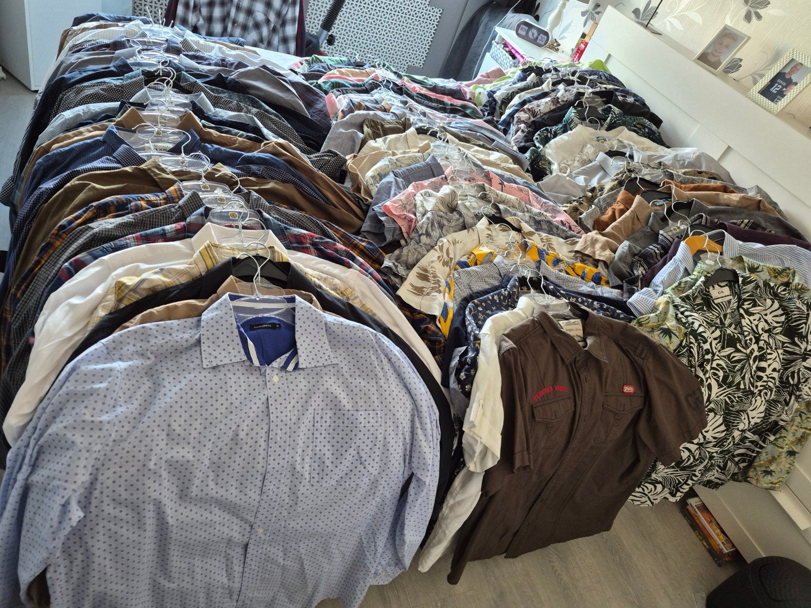 Partij Heren overhemden mt xl/xxl80stBieden v/a.€175, Ophalen, Nieuw, Overige maten