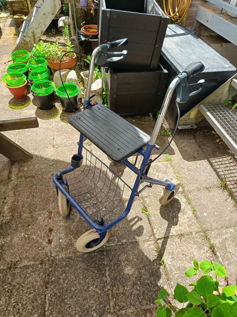 Blauwe rollator, gebruikt, Diversen, Ophalen, Gebruikt
