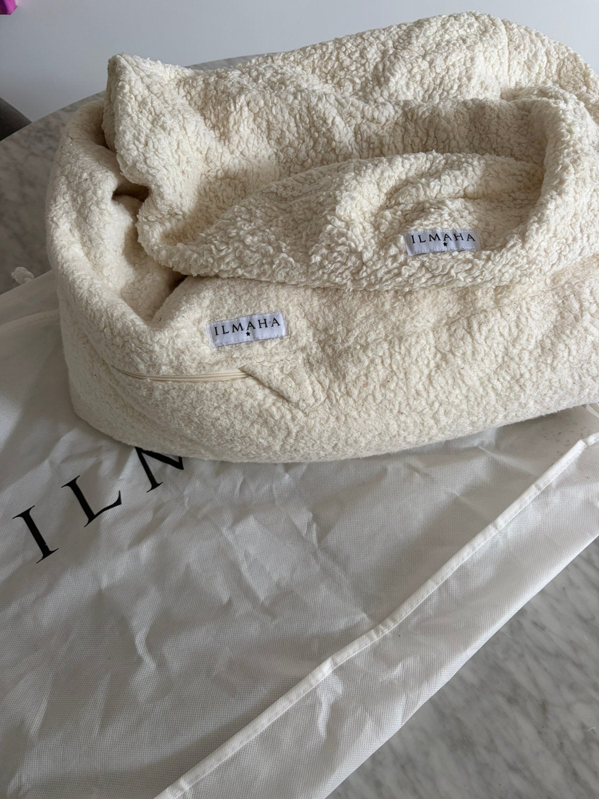 Ilmaha voedingskussen teddy met extra teddy hoes, Ophalen of Verzenden, Zo goed als nieuw, Jongetje of Meisje
