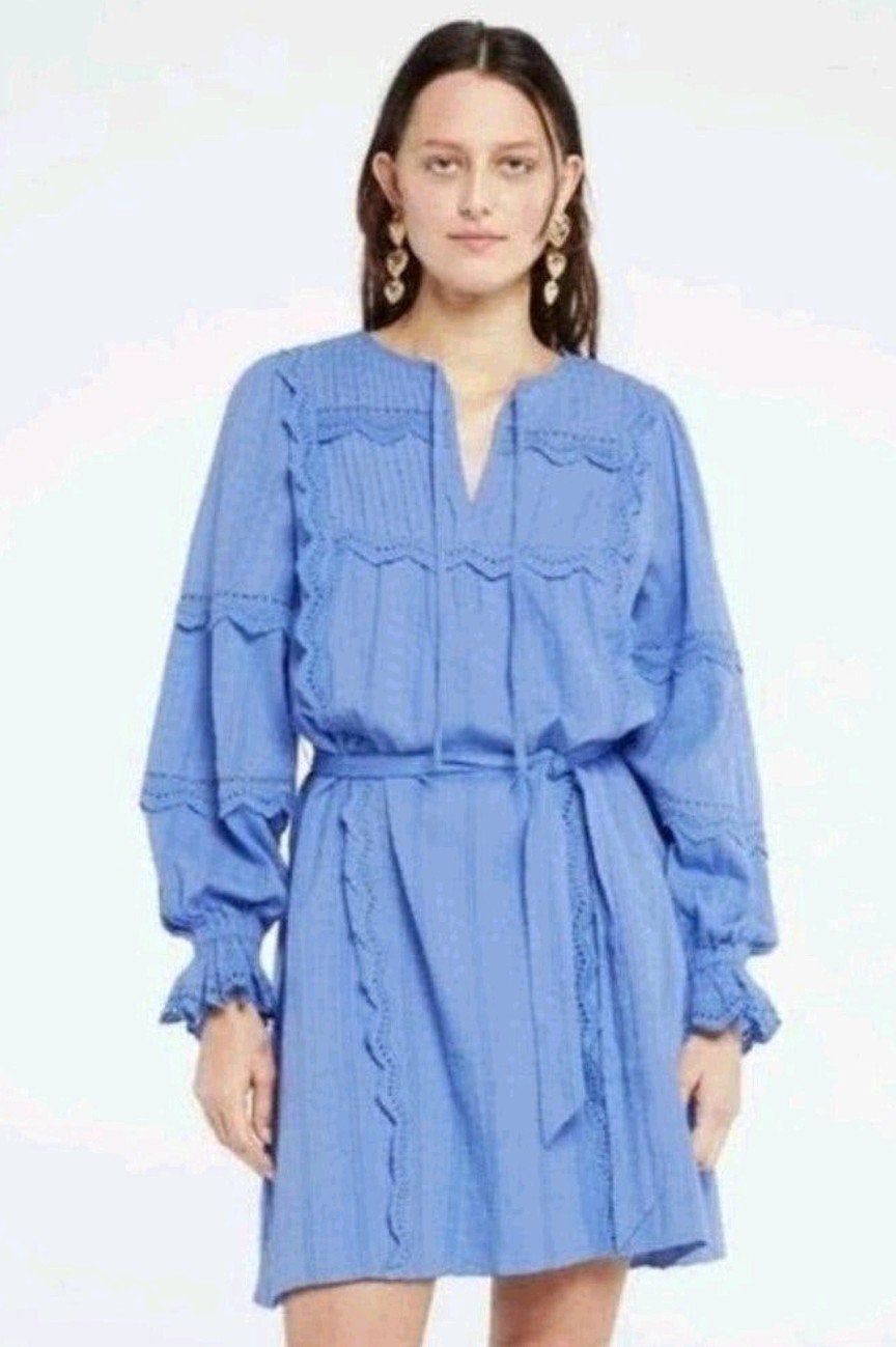 Fabienne Chapot Jeanine jurk maat 36 *nieuw *, Blauw, Nieuw, Ophalen of Verzenden, Fabienne Chapot