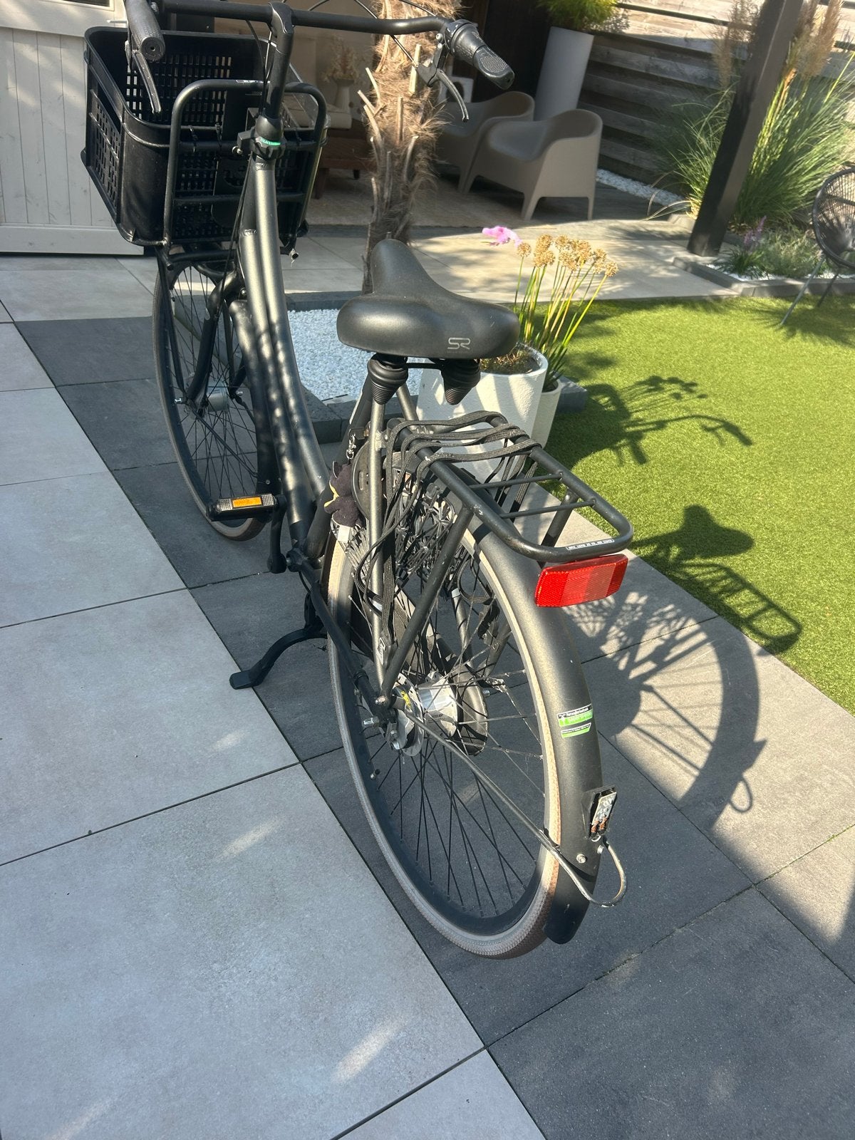 Zwarte Cortina u4  damesfiets 28 inch, Overige merken, Versnellingen, Ophalen of Verzenden, Trommelrem