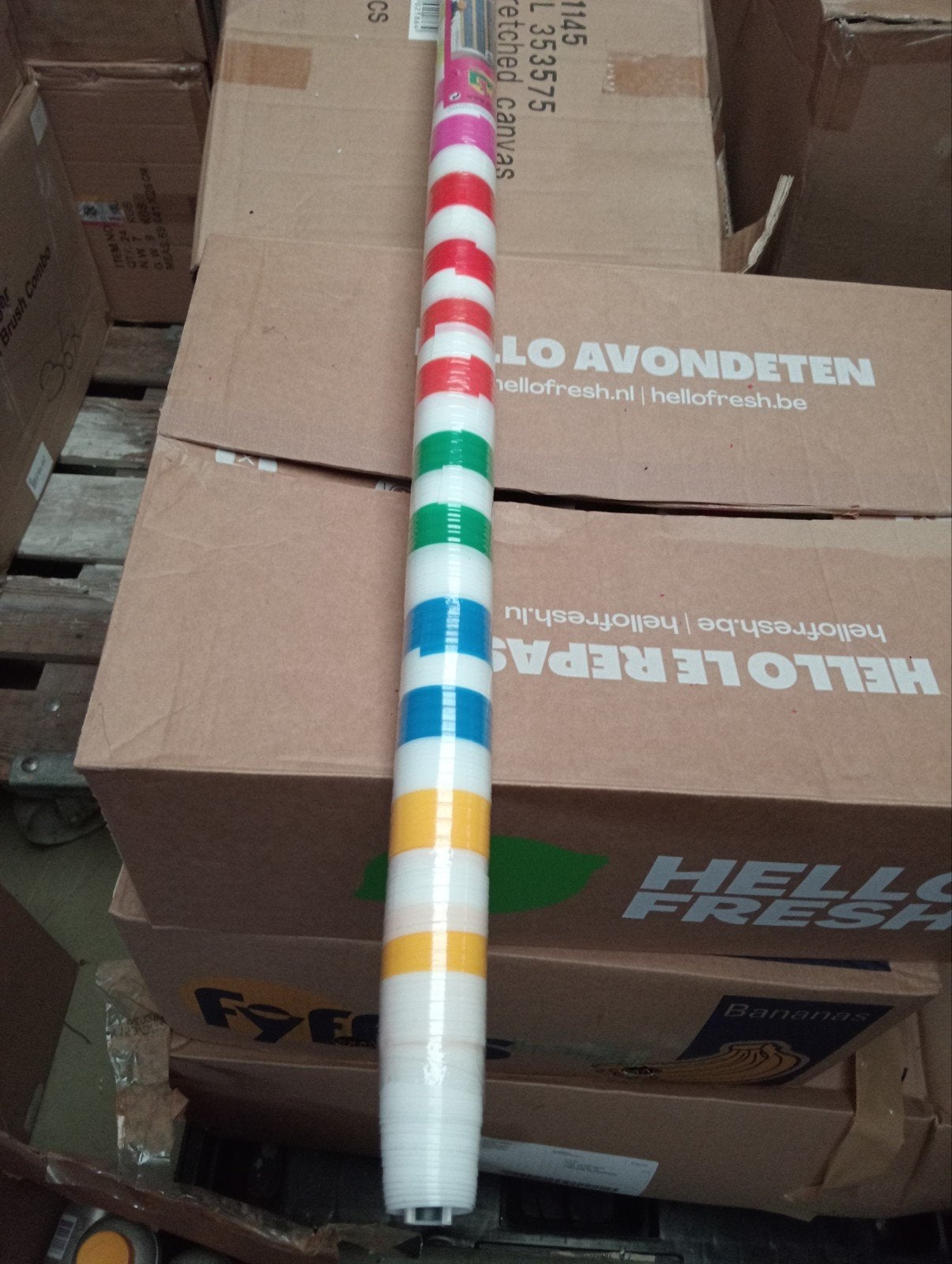 vliegengordijn(van vroeger), Ophalen, Gordijn