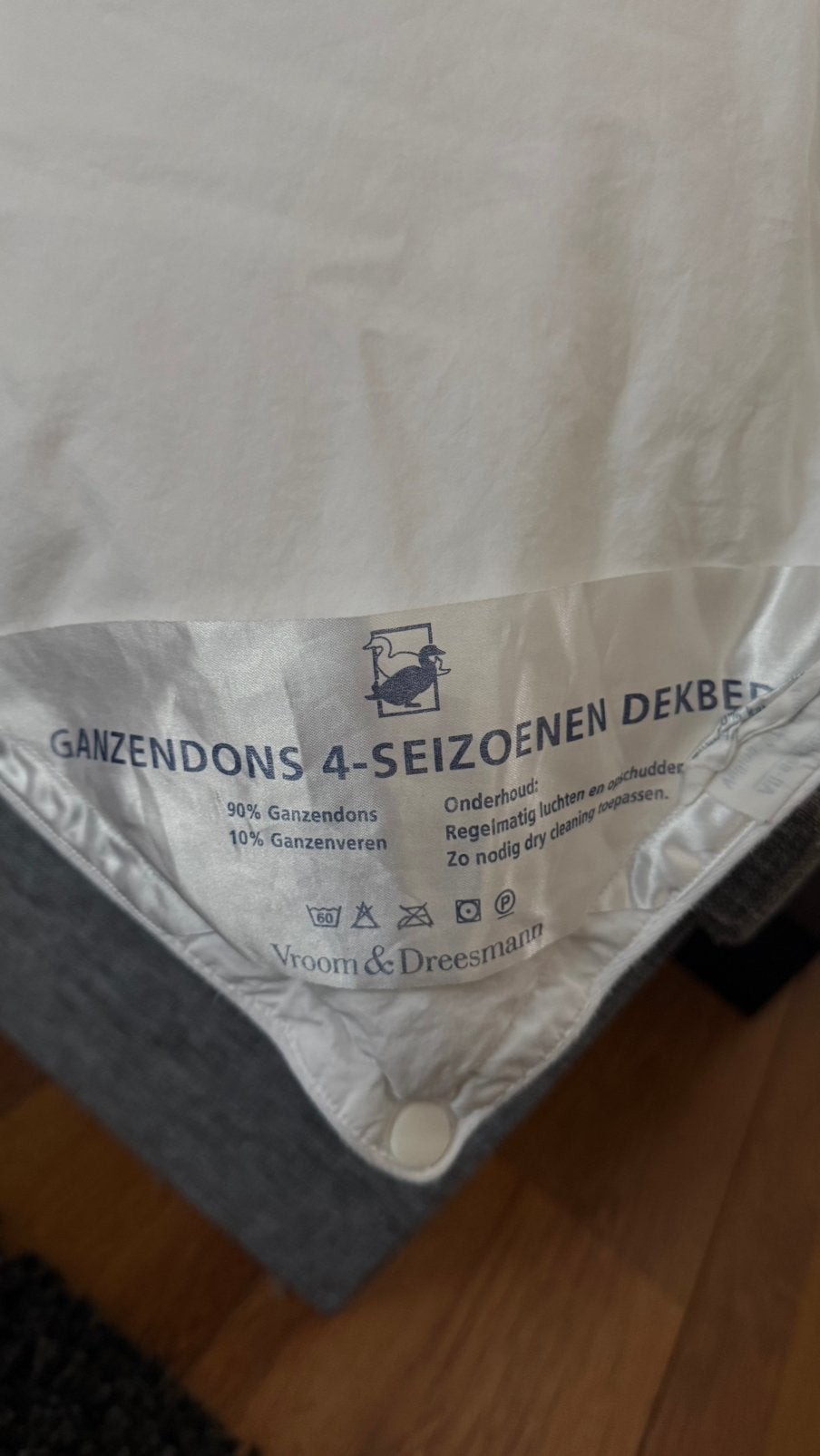 4 seizoenen dekbed, Ophalen, Gebruikt, Wit, Tweepersoons
