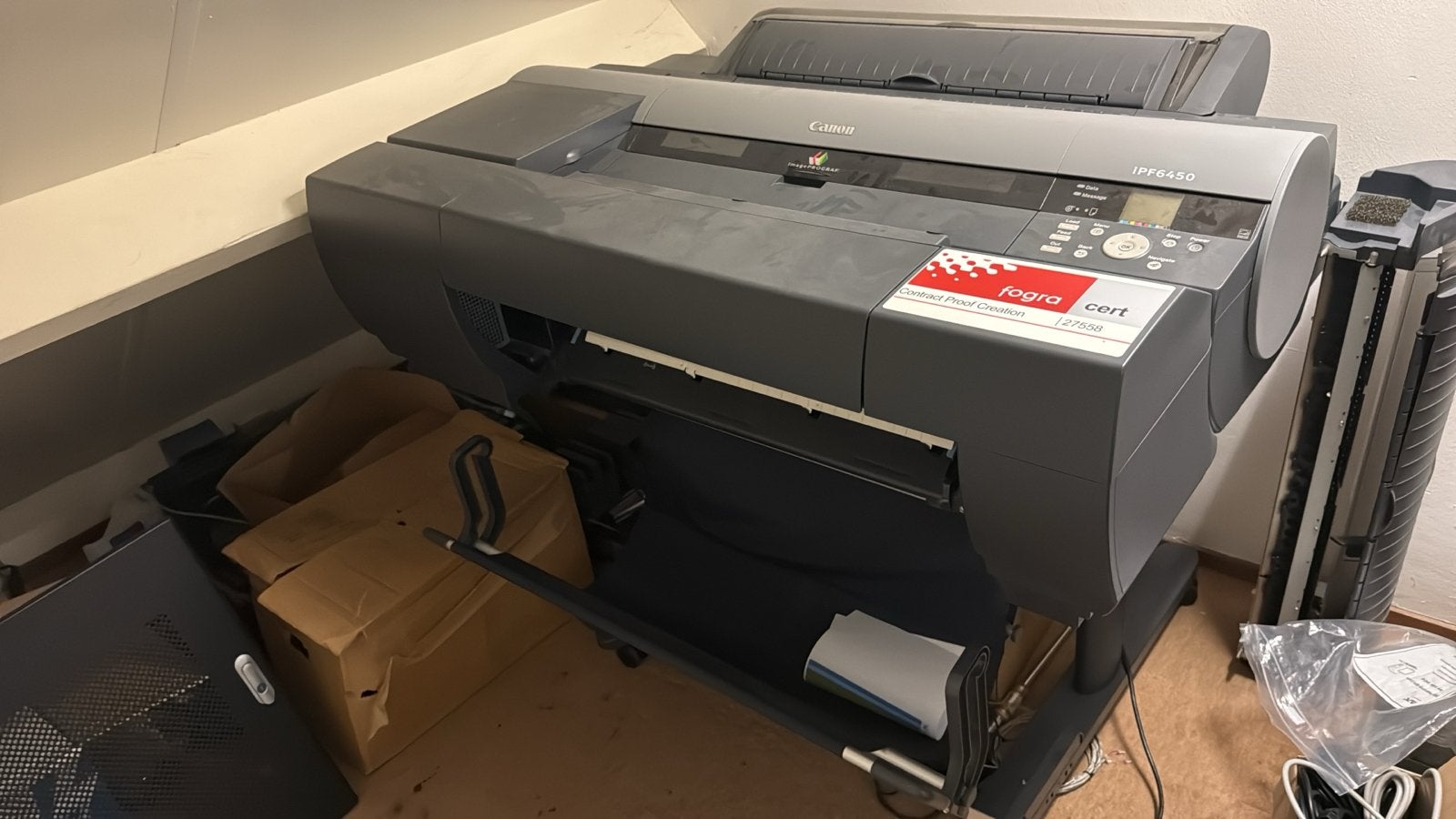 Gratis Canon iPF6450 groot printer (zonder inkt en koppen), Computers en Software, Printers, Ophalen, Printer, Inkjetprinter, Kleur printen