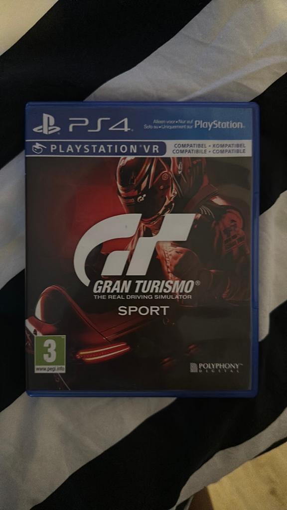 PS4 Gran Tursimo Sport, Spelcomputers en Games, Games | Sony PlayStation 4, Ophalen of Verzenden, Zo goed als nieuw, Sport, 3 spelers of meer