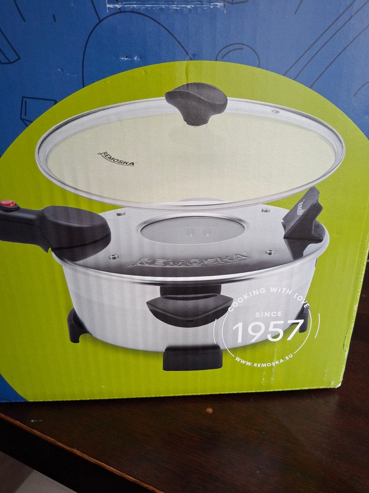 Remoska Dua Glass 4L Multicooker - Nieuw!, Witgoed en Apparatuur, Ophalen of Verzenden, Nieuw, Vrijstaand