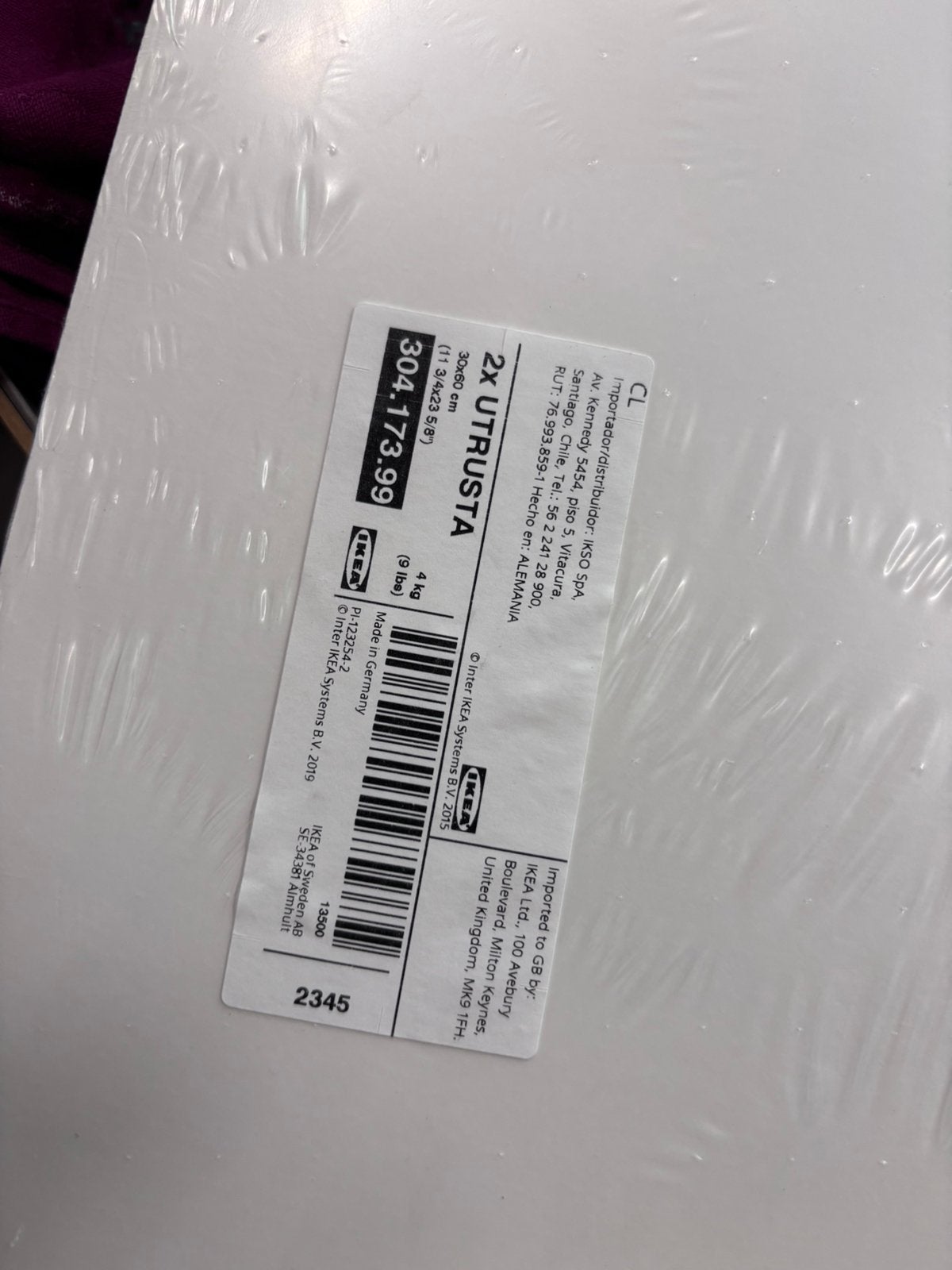Utrusta planken Ikea. Keukenkastje plank Nieuw, Huis en Inrichting, Ophalen, Nieuw, 50 tot 100 cm, Minder dan 100 cm