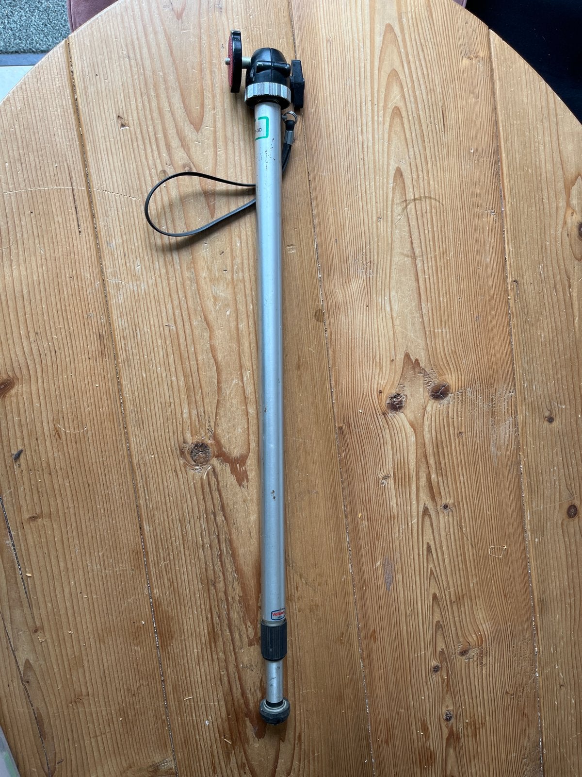 Velbon UP-3 monopod statief, Ophalen of Verzenden, Gebruikt, Minder dan 150 cm, Eenpoot