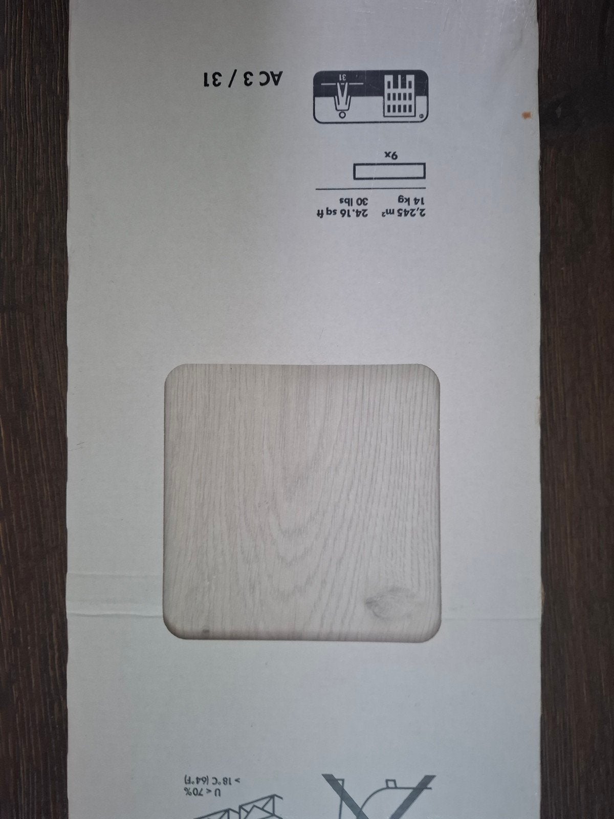 15 pakken ongeopende IKEA PRÄRIE laminaat, 50 tot 150 cm, Nieuw, Ophalen of Verzenden, 10 m² of meer