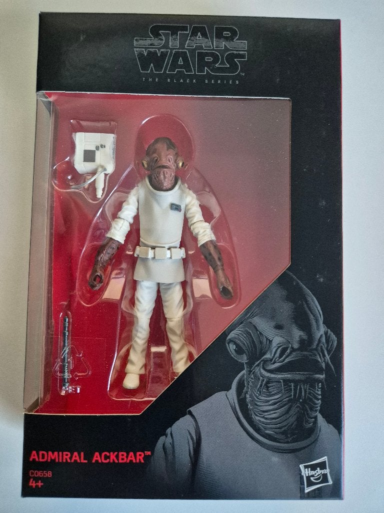 Star Wars BS Red 3.75" Admiral Ackbar, Ophalen of Verzenden, Nieuw, Actiefiguurtje