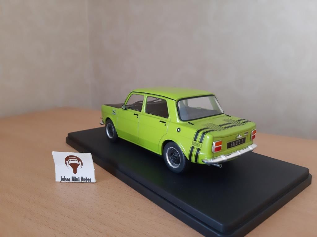 Simca 1000 Rallye 2 1970 groen van Whitebox 1:24, Overige merken, Auto, Nieuw, Ophalen of Verzenden