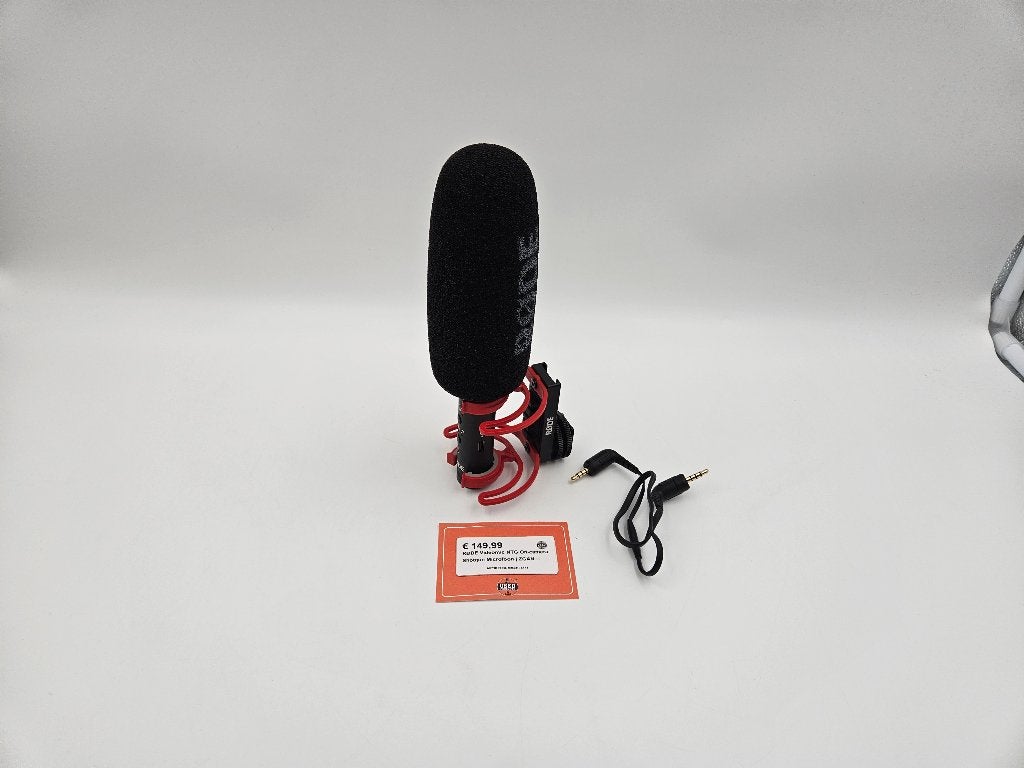 RØDE Videomic NTG On-camera Shotgun Microfoon | ZGAN, Ophalen of Verzenden, Zo goed als nieuw, Overige typen