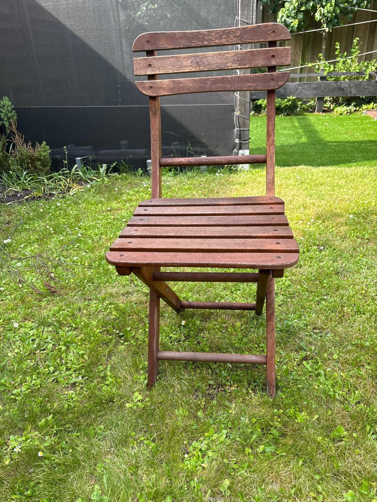 4x Windsor inklapbare houten tuinstoel, Ophalen, Gebruikt, Hout, Inklapbaar