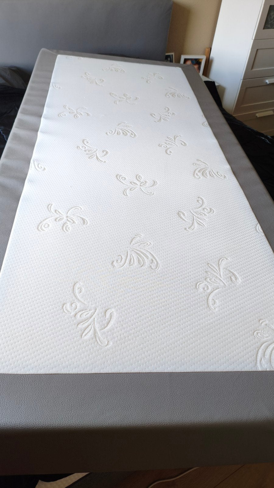 Comfort micropocket matras 90x210 met hoes 2x, Ophalen, 90 cm, Eenpersoons, 210 cm