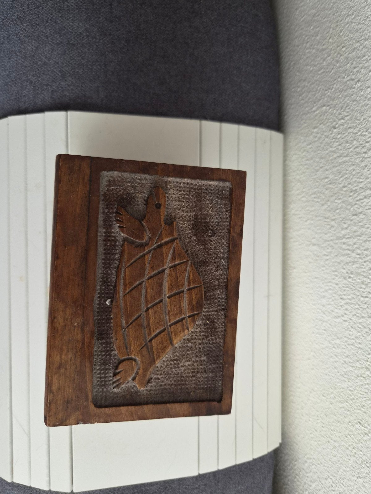 Unieke handgemaakte houten puzzeldoos met fluwelen interieur, Ophalen of Verzenden