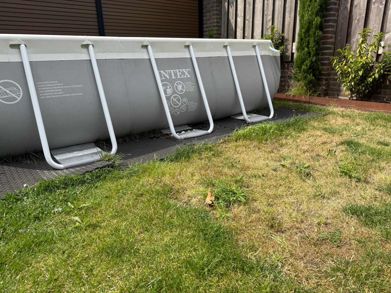 Intex zwembad 3x2 met zandfilter en opwarmmat, Ophalen, Gebruikt, Opzetzwembad, 200 tot 400 cm