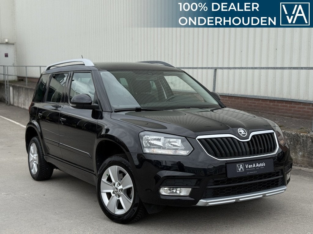 Skoda Yeti 1.2 TSI II All Season II Trkhaak II 1e eig II, Auto's, Skoda, Gebruikt, 4 cilinders, Zwart, Handgeschakeld