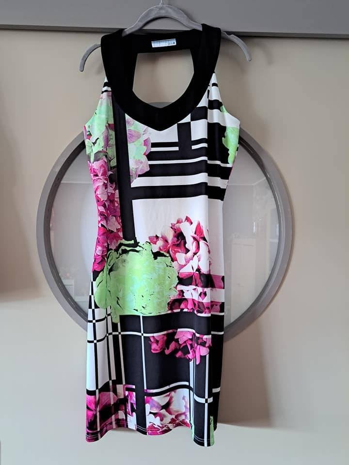 Senso, mooie jurk mt 38 (Nl 36), Belgische mode, Kleding | Dames, Meerkleurig, Senso, Ophalen of Verzenden, Zo goed als nieuw