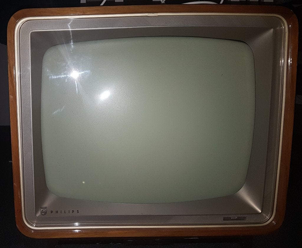 Vintage Philips televisie model 23TX283A uit jaren 50/60, Ophalen