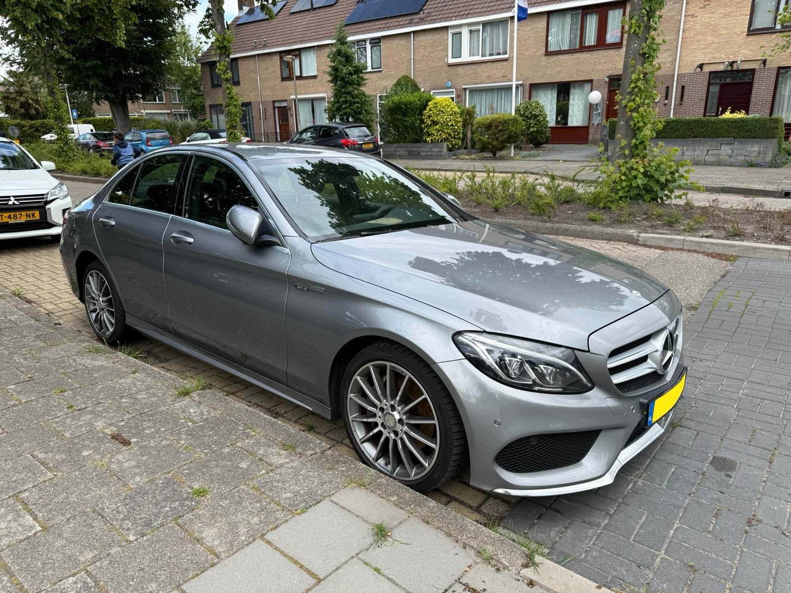 AMG line Mercedes-Benz C-Klasse C180 156pk 2016 1e eigenaar., Auto's, Mercedes-Benz, Achterwielaandrijving, Handgeschakeld, 19 km/l