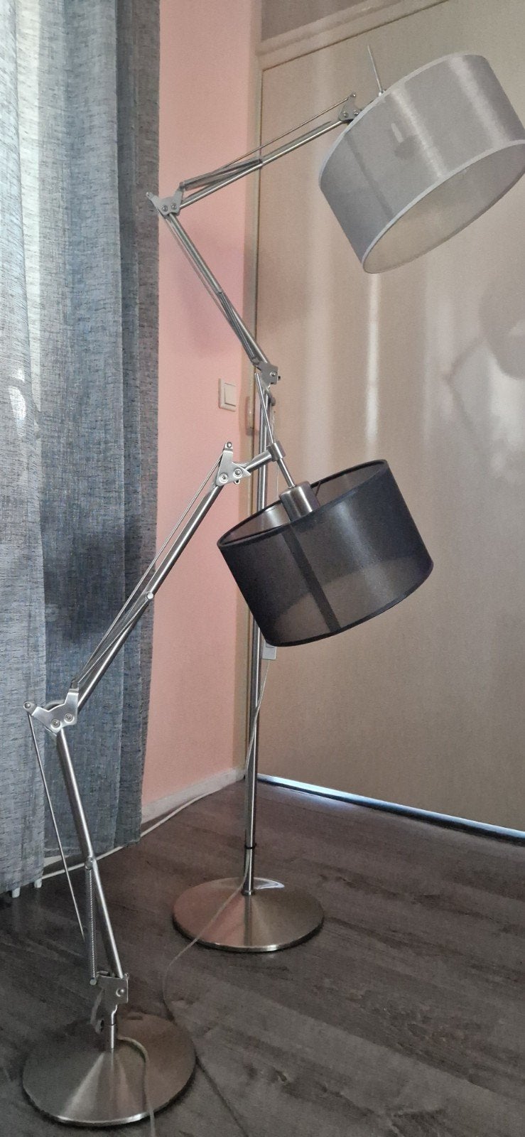 Design tafellamp zwarte kap, Ophalen, Design, Zo goed als nieuw, Minder dan 100 cm