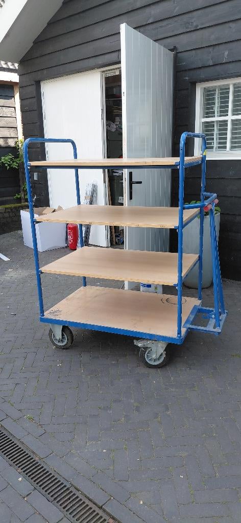 FETRA ETALAGEWAGEN, 100 liter of meer, Ophalen of Verzenden, Zo goed als nieuw, Transportkar