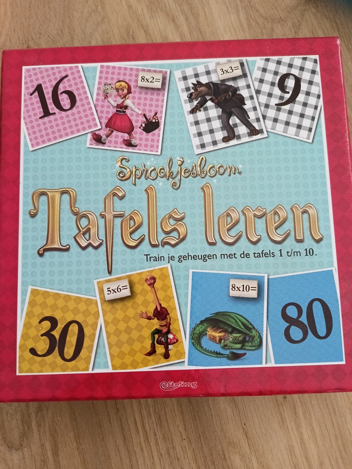 Tafeltjes Oefenen, Hobby en Vrije tijd, Gezelschapsspellen | Bordspellen, Een of twee spelers, Zo goed als nieuw, Reisspel, Ophalen