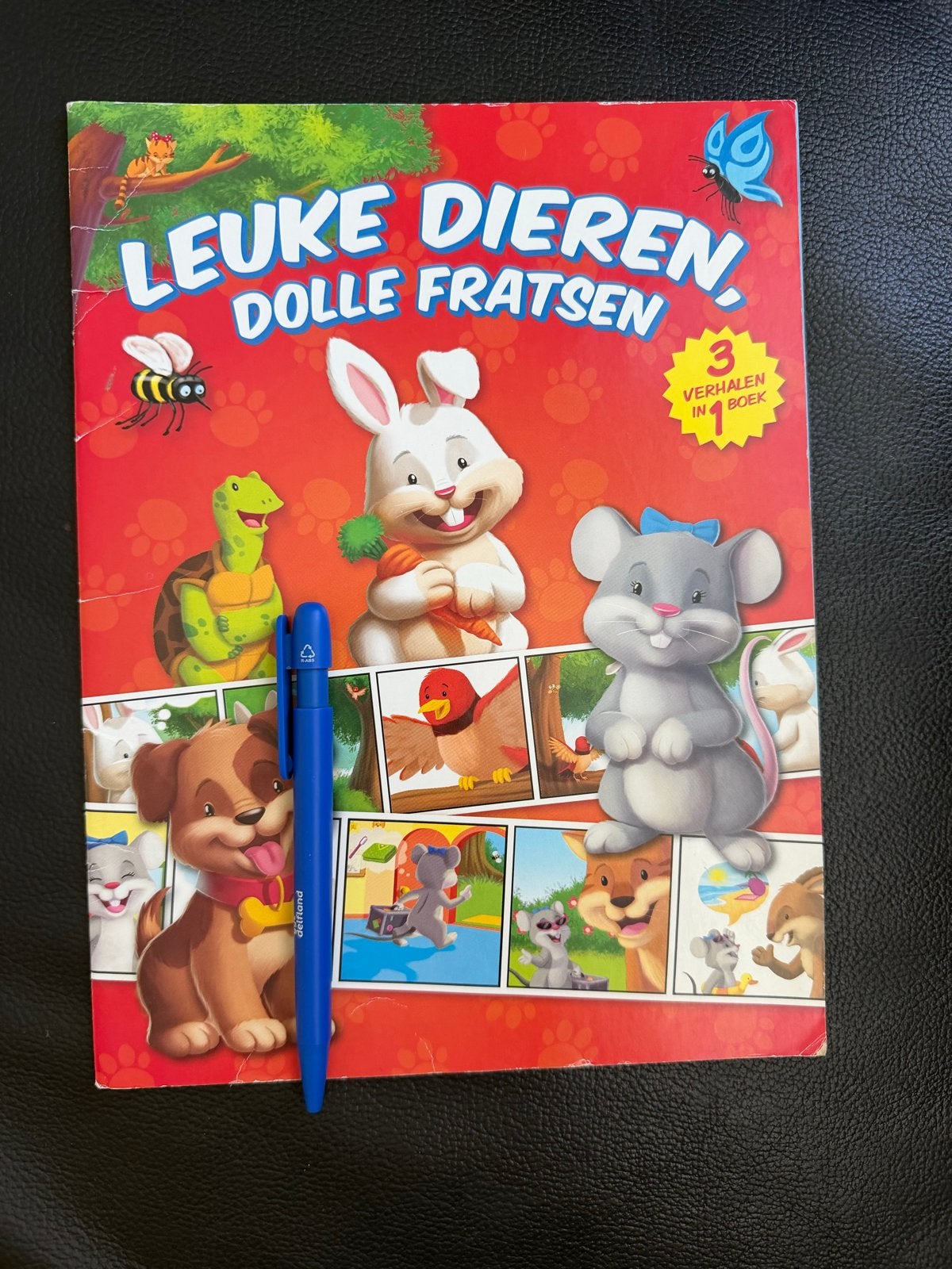 Leuke Dieren, Dolle Fratsen - 3 verhalen in 1 boek, Ophalen of Verzenden, Zo goed als nieuw, Sprookjes