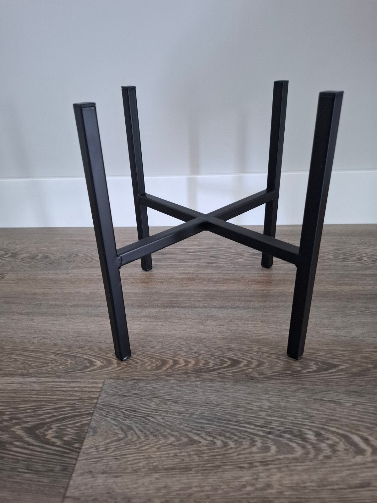 Plantenstandaard Ascot zwart, Huis en Inrichting, Woonaccessoires | Overige, Ophalen, Zwart, Zo goed als nieuw, Metaal