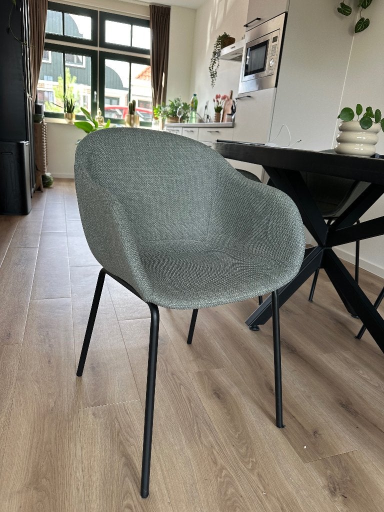 Eetkamer stoelen, Huis en Inrichting, Stoelen, Ophalen, Overige kleuren, Zo goed als nieuw, Vier