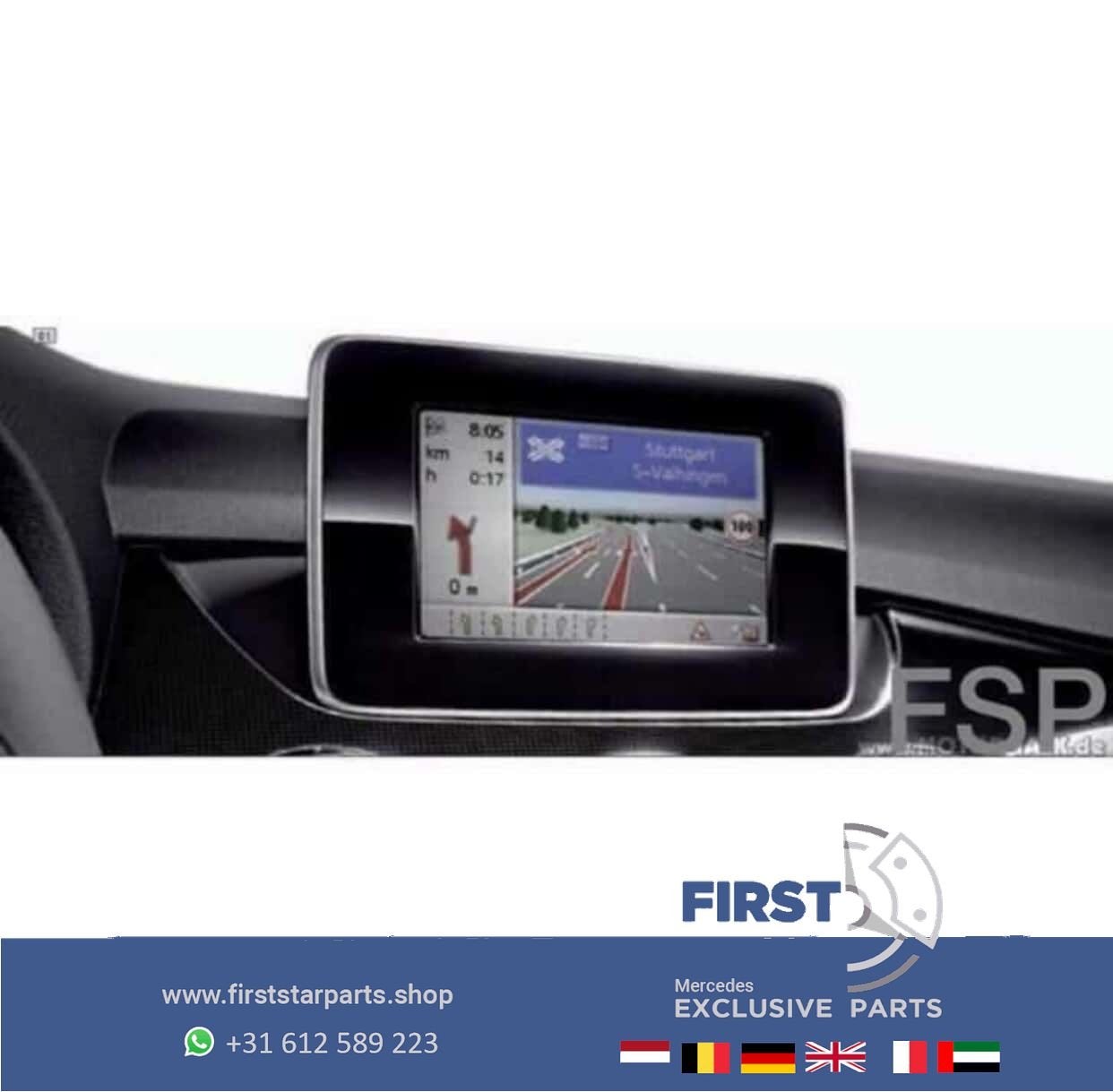 Becker MAP PILOT EU GPS Navigatie MODULE Mercedes Vito Sprin, Gebruikt, -, -, Ophalen of Verzenden