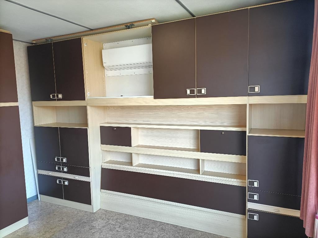 vintage slaapkamer ameublement jaren 70, Ophalen, Gebruikt, Tweepersoons, Jaren 70