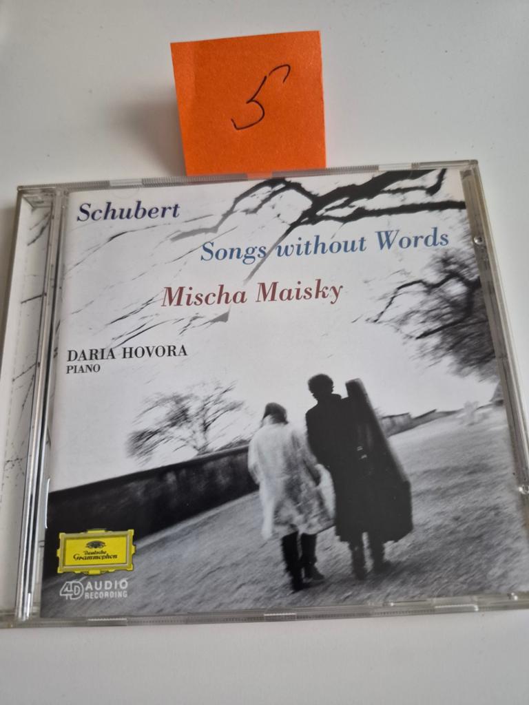 Schubert: Songs without Words Mischa Maisky & Daria Hovora, Ophalen of Verzenden, Romantiek, Zo goed als nieuw, Kamermuziek