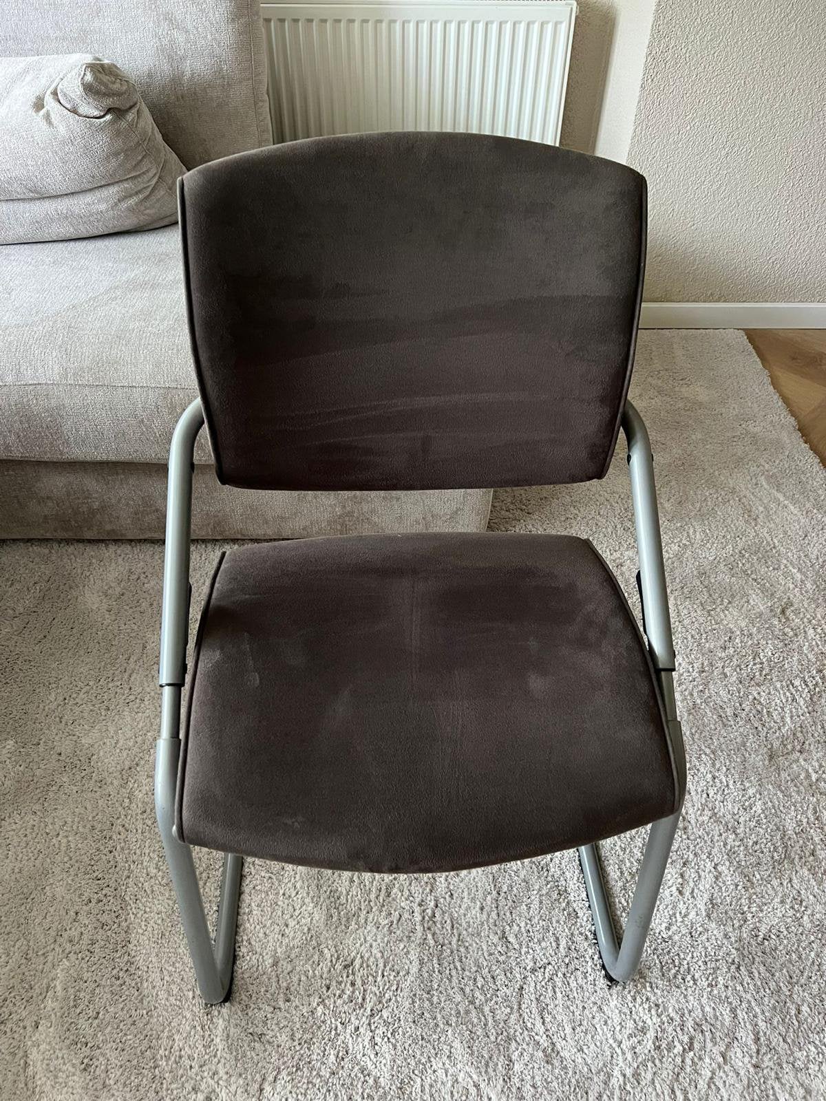 GRATIS 6x Hülsta NOW Design Eetkamerstoelen – Taupe/Bruin, Ophalen, Gebruikt, Bruin, Vijf, Zes of meer stoelen