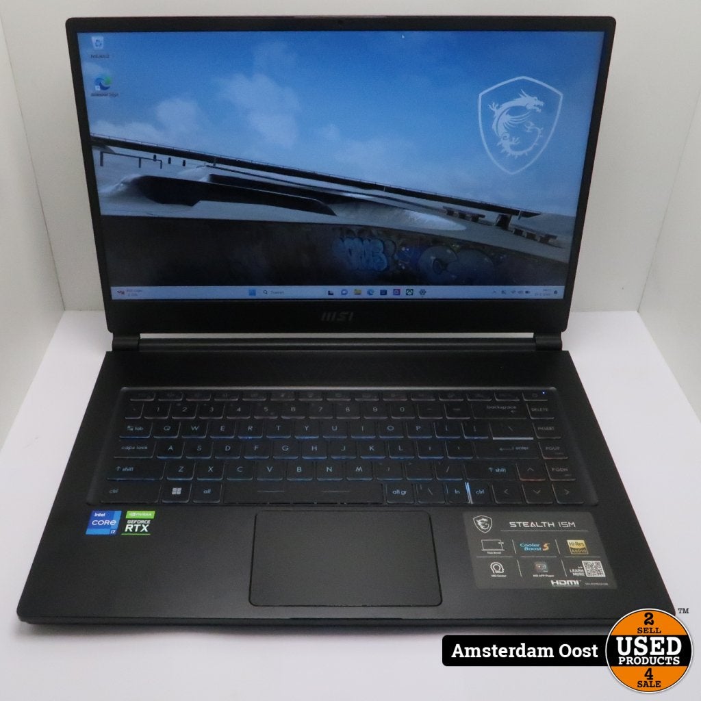 MSI Stealth 15M i7/ 16GB/ 512GB/ RTX 3060 Gaming Laptop, MSI, Zo goed als nieuw, Support@msi.com, No. 69, Lide St., Zhonghe Dist.
New Taipei City 235
Taiwan