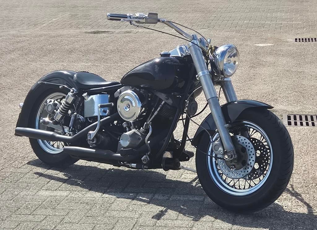 Harley-Davidson Super Glide 1200 Shovelhead 1977, Particulier, Chopper