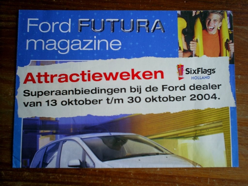 Ford o.a. Street Ka 2004 4 pag. [ six flags ], Verzenden, Zo goed als nieuw, Ford