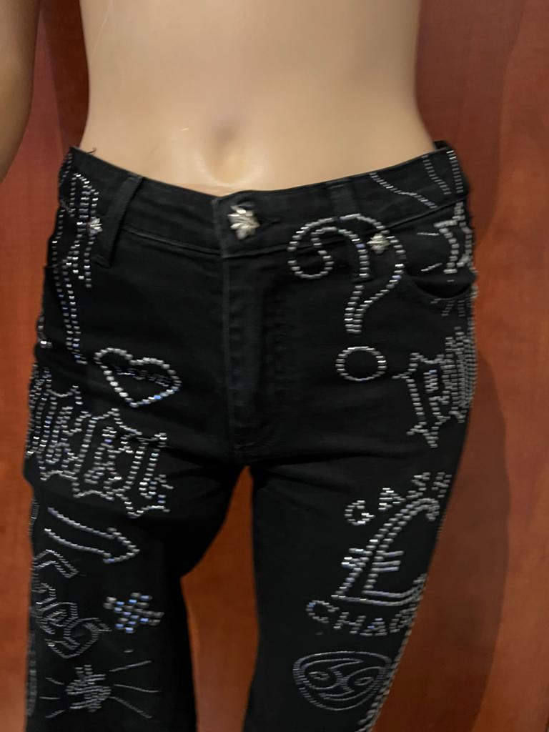 JOHN RICHMOND Jeans ZGAN - Maat 29 S met studs, Kleding | Dames, G, Zwart, G, Ophalen of Verzenden