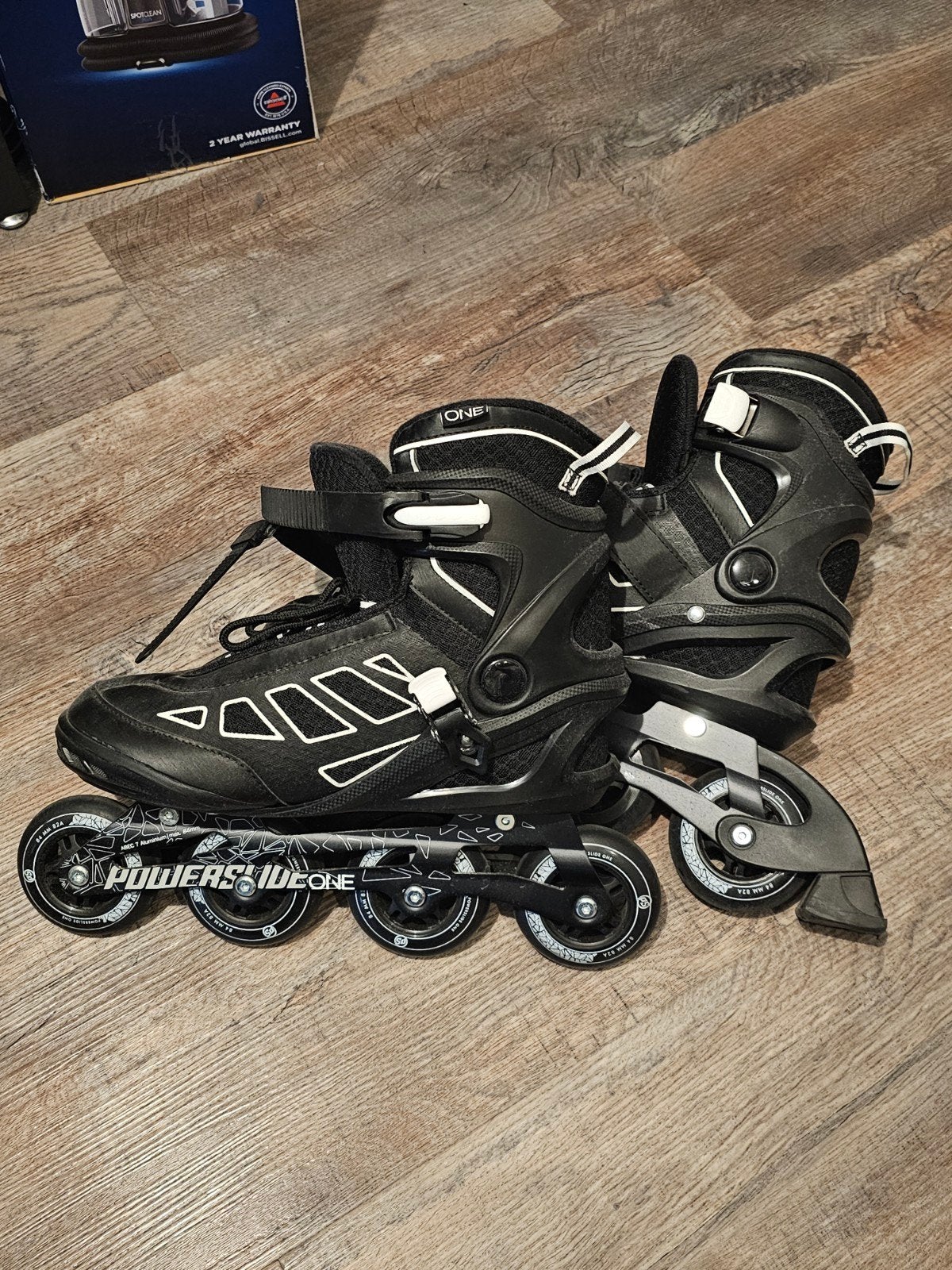 Powerslide One inline skates - Zo goed als nieuw, maat 45, Ophalen, Heren, Zo goed als nieuw, Inline skates 4 wielen